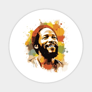 Marvin Gaye pop art Magnet